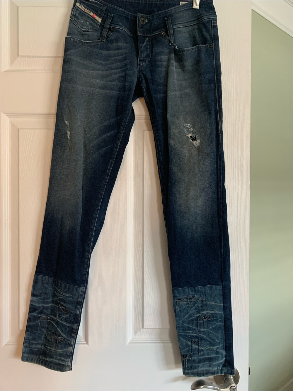 Diesel Women's Dark Blue Straight Leg Jeans